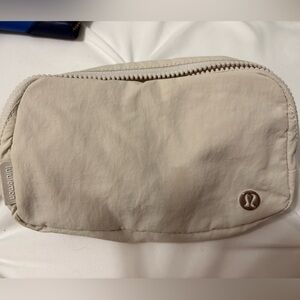 Lululemon Cream Belt Bag
